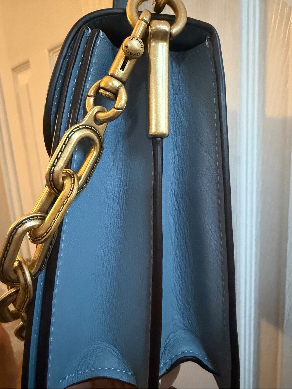 Coach Chained Tabby 26 In BlueBell with matching wallet+ Dust Bag - Picture 5 of 7
